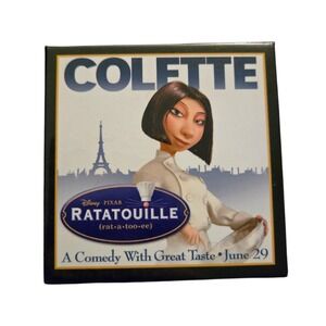 Ratatouille 2007 Colette‎ Original Video Release Promotional Pin Rare